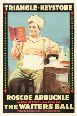 Mack Sennett (Producer), The Waiter's Ball, 1916, Poster