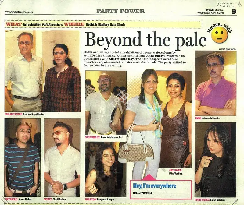 Dipak Hazra (Photographer), Beyond the Pale, 2008, Newspaper clipping