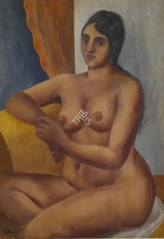 George Keyt (Artist), Portrait of A.M., 1931, Painting