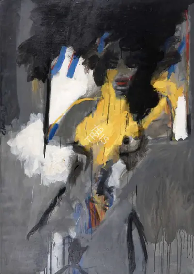 Chittrovanu Mazumdar (Artist), Woman, Painting
