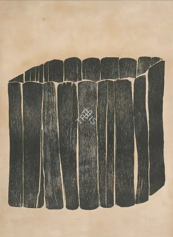 Hashmi, Zarina (Artist). Cage, 1970 | Print, Pu.Onl/24.07.25, 2025 · Pundole