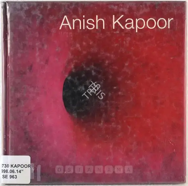 Anish Kapoor (Artist), Anish Kapoor, 1998, Solo Exhibition Catalogue