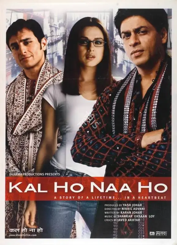 Yash Johar (Producer), Kal Ho Naa Ho, 2003, Full Sheet Poster