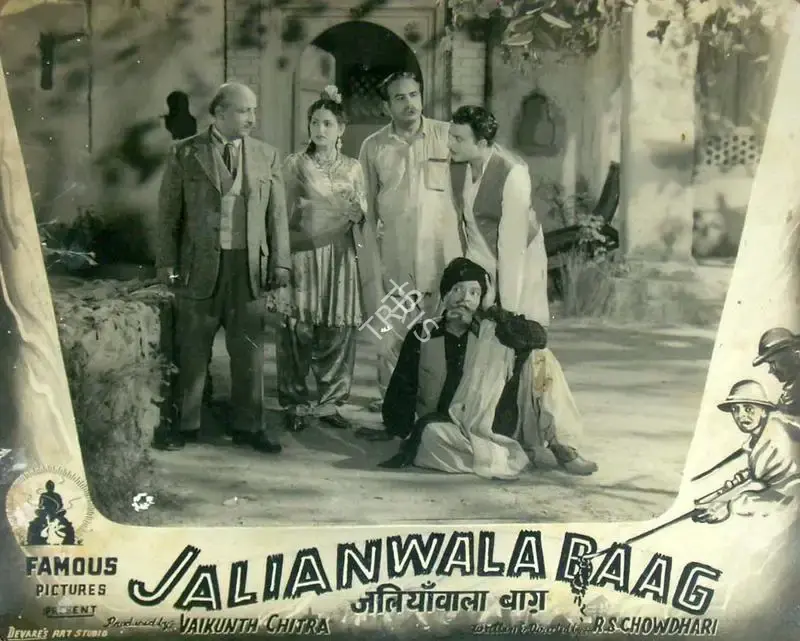 R.S. Choudhry (Director), Jalianwala Baag Ki Jyot, 1953, Lobby Card