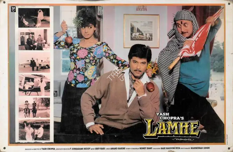 Manmohan Singh (Cinematographer), Lamhe, 1991, Lobby Card