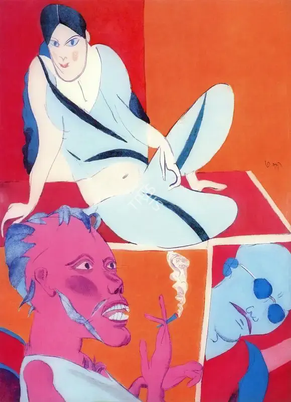 K.G. Subramanyan (Artist), Radharani, 1981, Painting