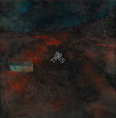 Akbar Padamsee (Artist), Landscape, 1965, Painting