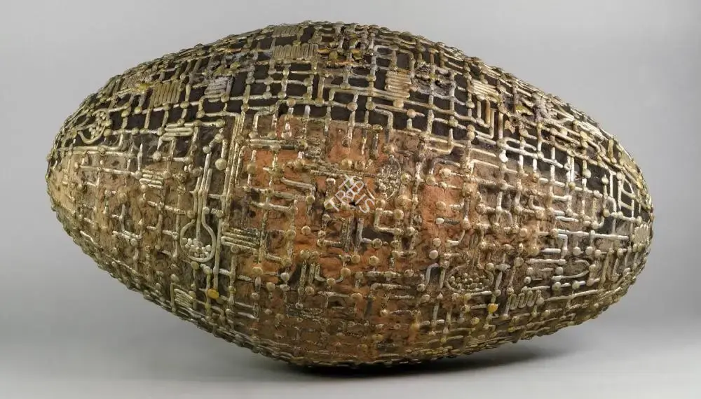 Shiv Verma (Artist), Found Egg, Sculpture