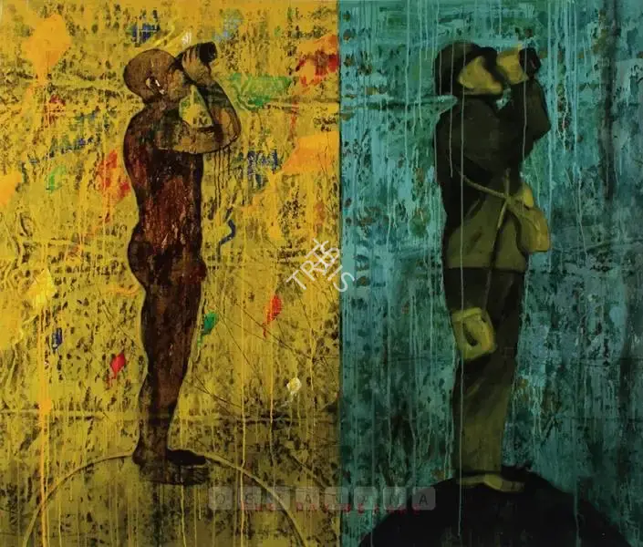 Iranna, G.R. (Artist). The Day Before, 2004 | Painting, Sa.Onl/07.09.06, 2006 · Saffronart