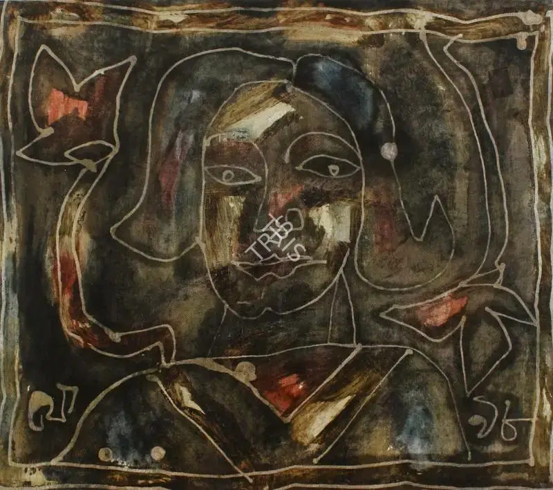 Jogen Chowdhury (Artist), Untitled, 1965, Painting