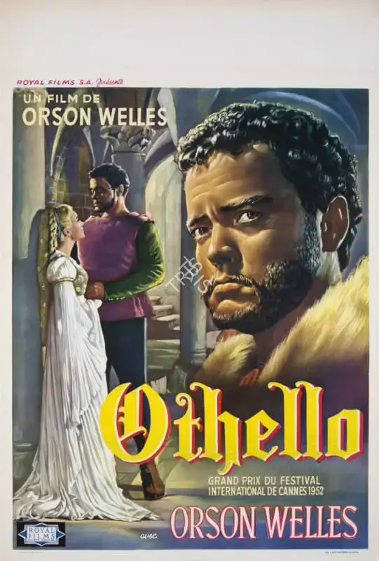 Orson Welles (Producer), Othello, 1948, Poster