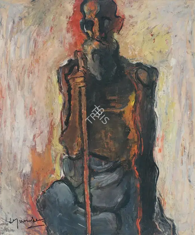 Munuswamy, L. (Artist). Untitled, c.1960s | Painting, DAG.Del/21.08.16, 2016 · DAG