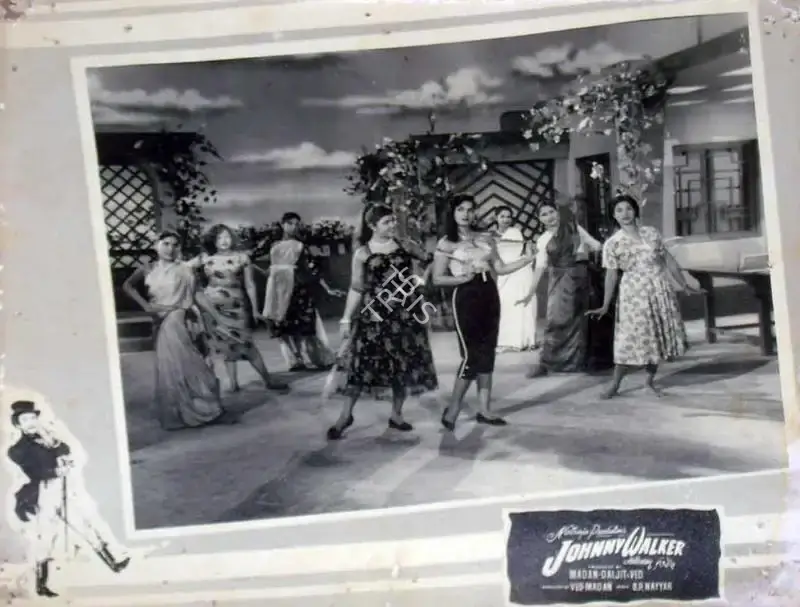 T.R. Joshi (Cinematographer), Johnny Walker, 1957, Lobby Card