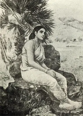 Raja Ravi Varma (Artist), Shakuntala, 1898, Painting