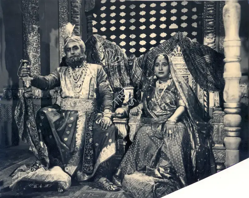Gauri Shanker Goel (Producer), Samrat Prithviraj Chauhan, 1959, Photographic Still