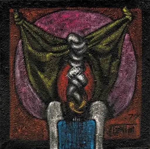 Satish Gujral (Artist), Crucifixion, 1977, Painting