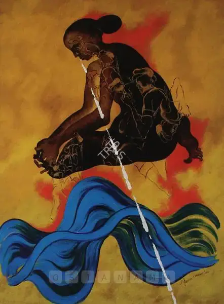 Arpana Caur (Artist), Soldiers Mother, 1995, Painting