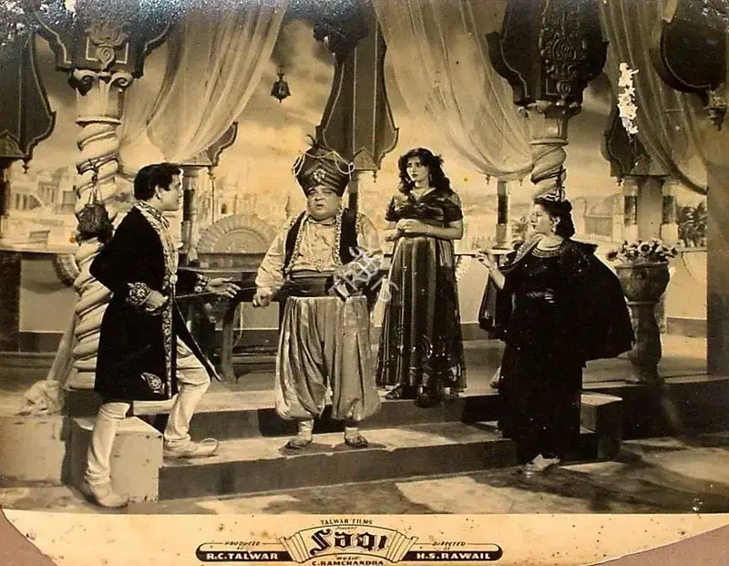 R.C. Talwar (Producer), Saqi, 1952, Lobby Card