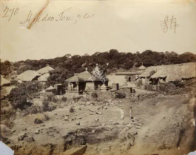 Unknown (Photographer), Mahabaleshwar Temple, 1850, Antiquarian Photograph