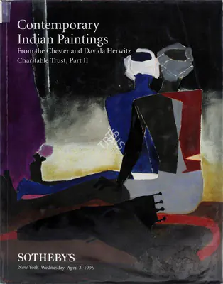 Sotheby's (Auction House), Contemporary Indian Paintings, 1996, Auction Catalogue