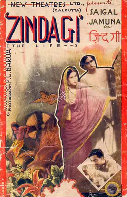 B.N. Sircar (Producer), Zindagi, 1940, Song-Synopsis Booklet