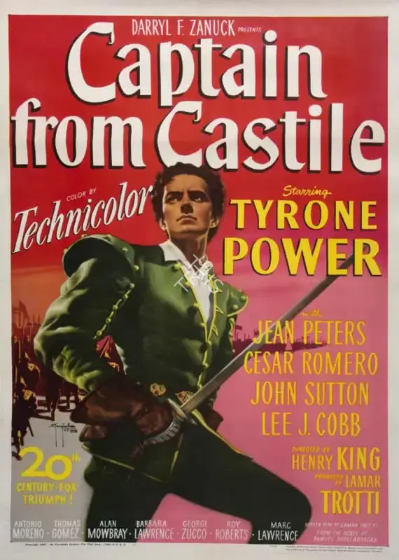 Garginlo (Poster Designer), Captain from Castile, 1947, Poster