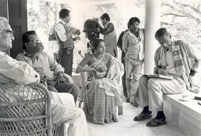 Nemai Ghosh (Still Photographer), Agantuk, 1991, Working Still