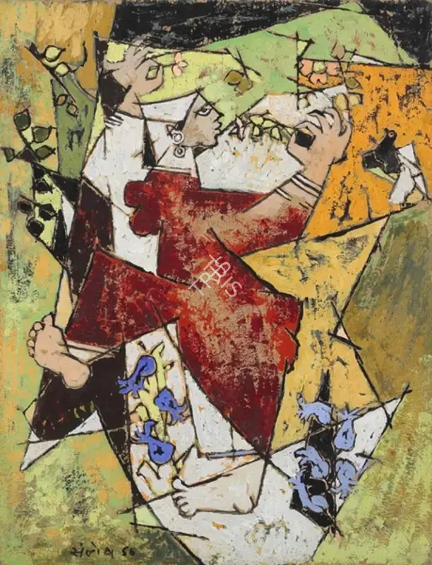 G.R. Santosh (Artist), Untitled, 1956, Painting