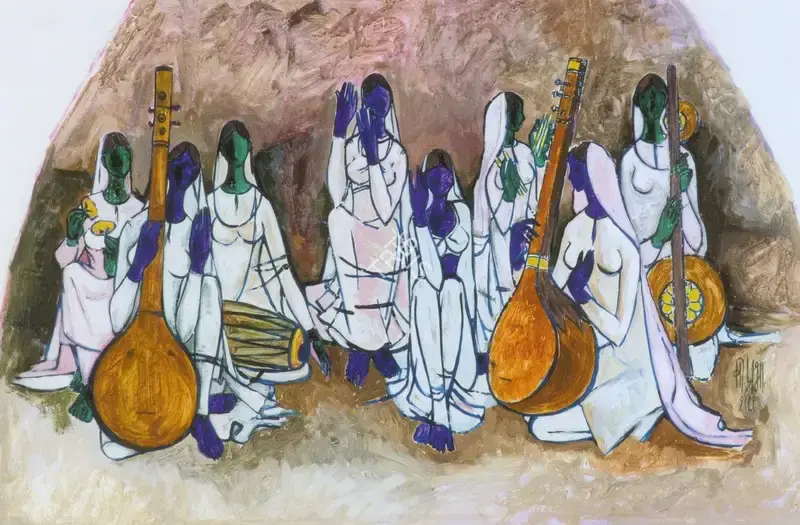 B. Prabha (Artist), Untitled, 1969, Painting