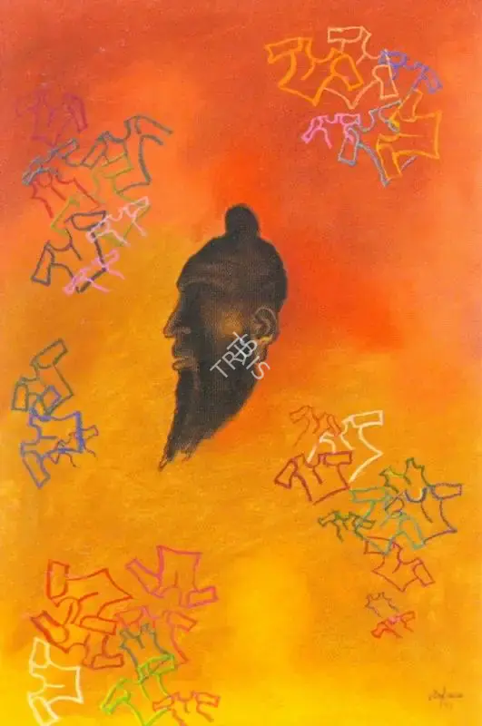 Arpana Caur (Artist), Untitled, 1991, Painting