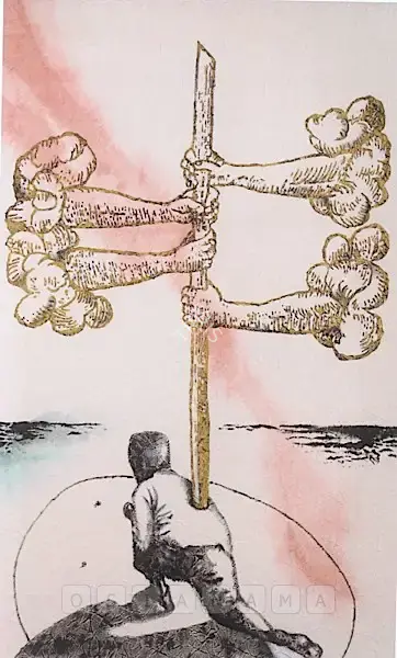 Anju Dodiya (Artist), The Churning, 2005, Painting