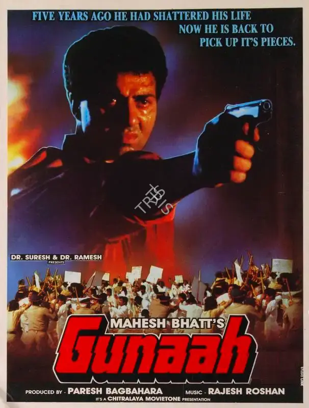 Paresh Bagbahra (Producer), Gunaah, 1993, Song-Synopsis Booklet