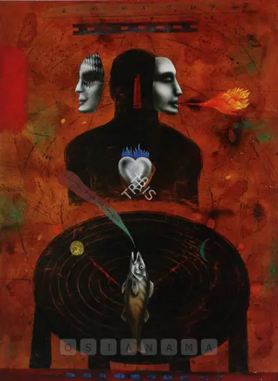 Baiju Parthan (Artist), Empathy II, 1997, Painting