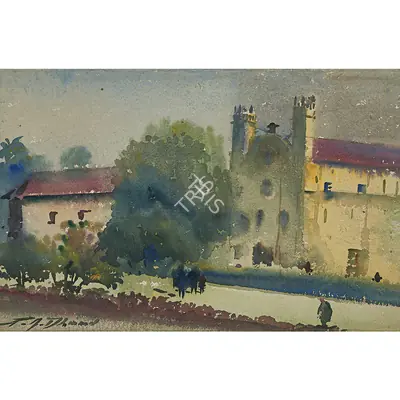P.A. Dhond (Artist), Untitled, 1980, Painting
