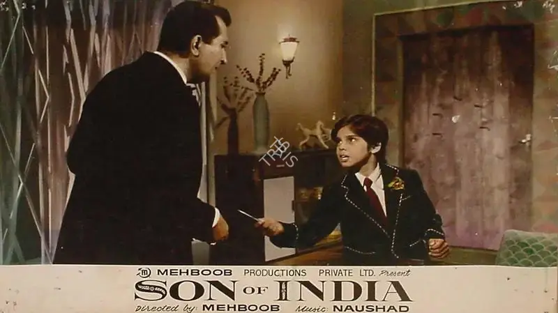 Mehboob (Producer), Son Of India, 1962, Lobby Card