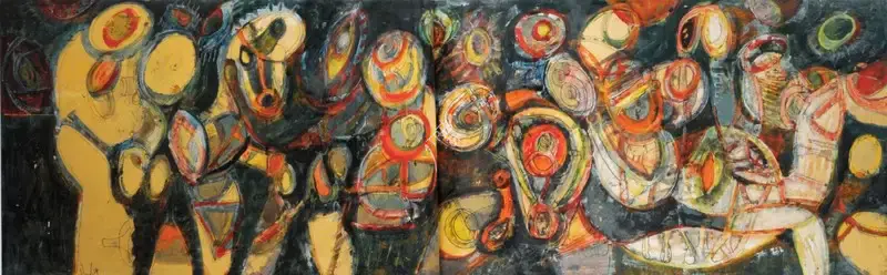 Avinash Chandra (Artist), Joys of Spring, 1964, Painting