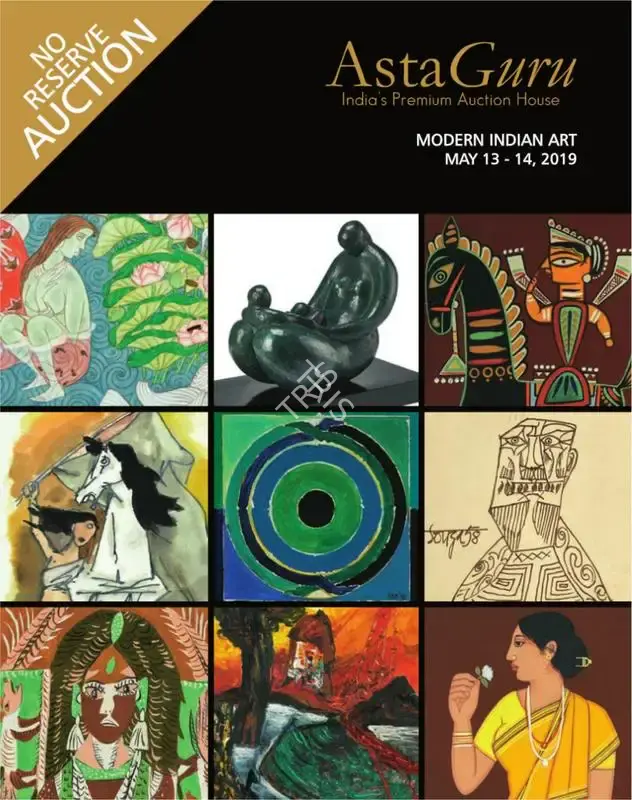 Asta Guru (Auction House), Modern Indian Art, 2019, Auction Catalogue