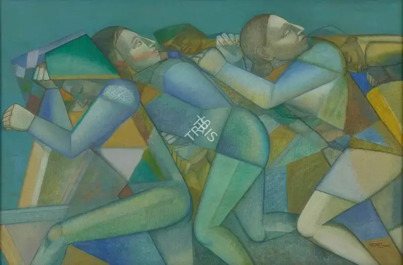 Neeraj Goswami (Artist), Marathon, 2005, Painting