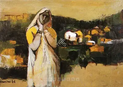 Arup Das (Artist), Untitled, 1966, Painting