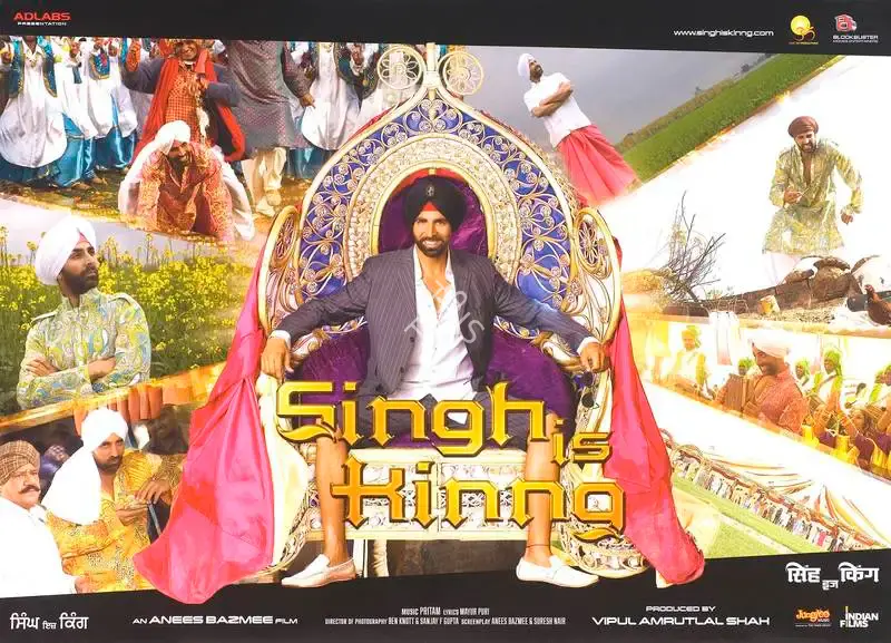Vipul Amrutlal Shah (Producer), Singh Is Kinng, 2008, Lobby Card