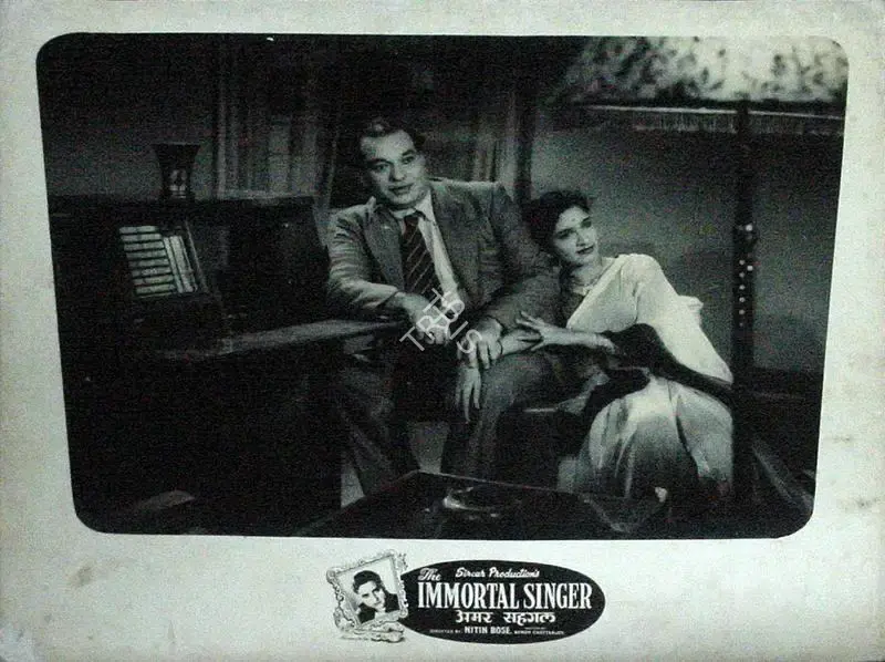 Nitin Bose (Director), Amar Saigal, 1955, Lobby Card