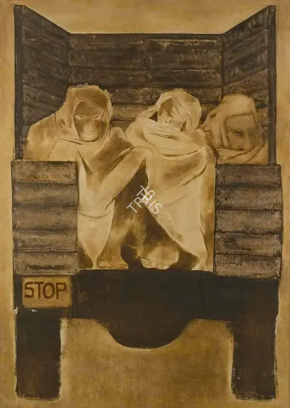 Khanna, Krishen (Artist). Untitled, 1974 | Painting, Pu.Mum/21.04.16, 2016 · Pundole