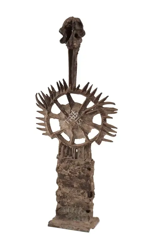 S.K. Bakre (Artist), Sundial, 1957, Sculpture