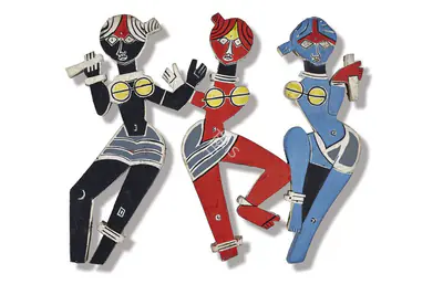 M.F. Husain (Artist), Apsaras, 1950, Sculpture