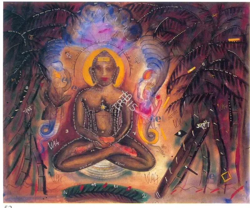 Vinod Dave (Artist), Tirthankar, 1994, Painting