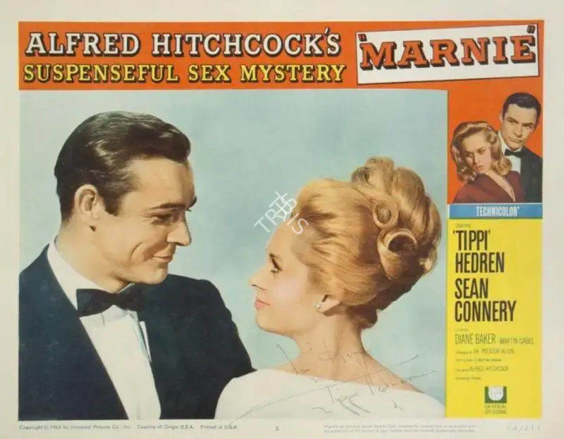 Alfred Hitchcock (Producer), Marnie, 1964, Lobby Card