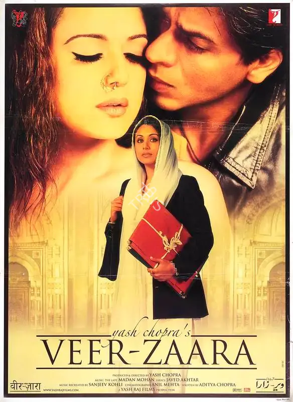 Aditya Chopra (Producer), Veer Zaara, 2004, Full Sheet Poster