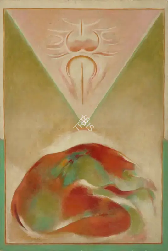 Santosh, G.R. (Artist). Untitled (Pyramid), 1968 | Painting, Ch.NeY/20.03.24, 2024 · Christie's