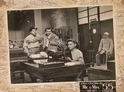 V.K. Murthy (Cinematographer), Mr And Mrs 55, 1955, Lobby Card