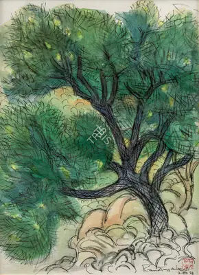 Ramachandran, A. (Artist). Untitled, 2004 | Painting, Ar.Onl/15.12.25, 2025 · Artiana